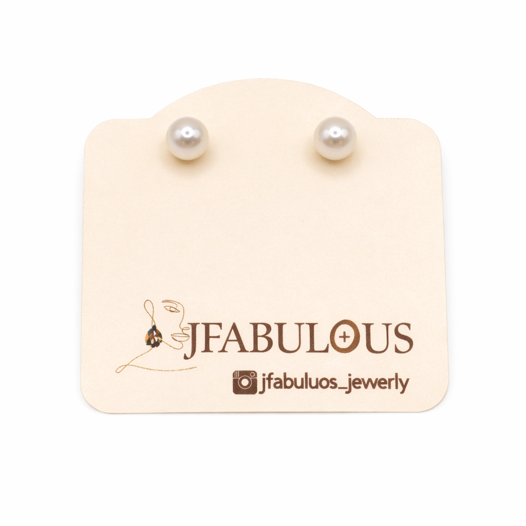 Classic Pearl Studs - Small