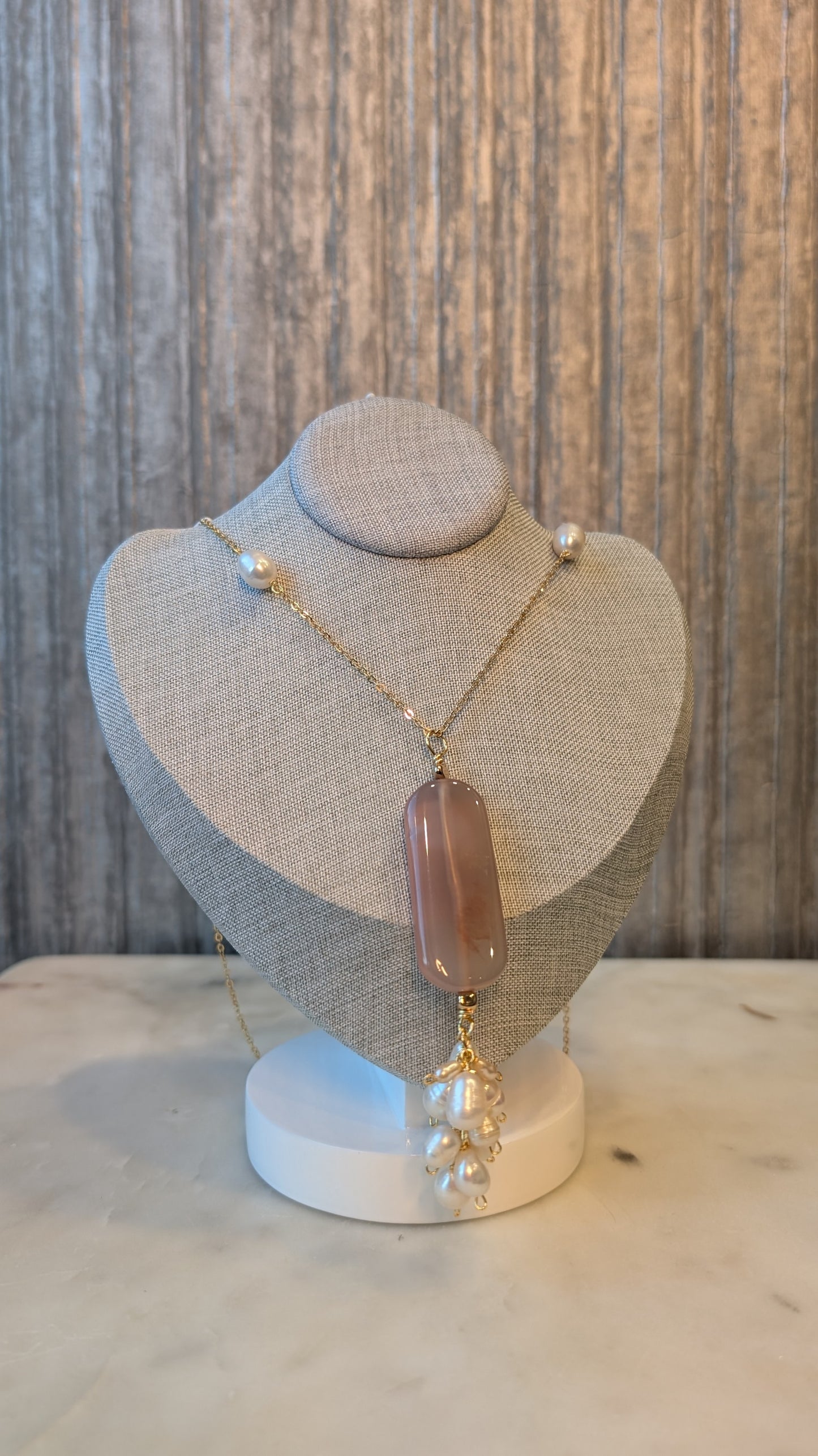 Pink Stone Necklace