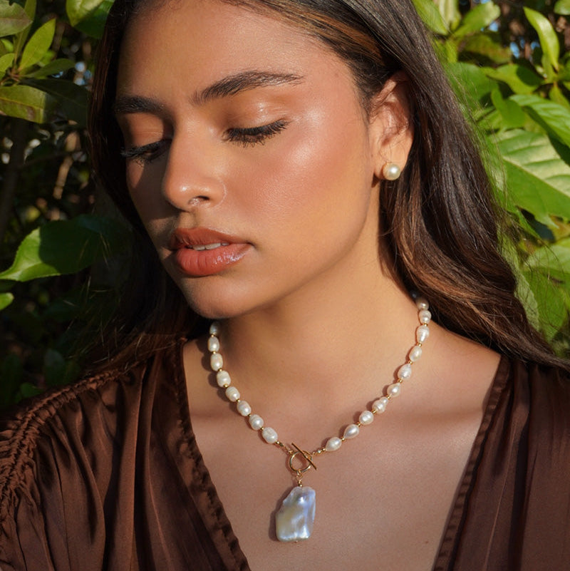 Aretes Perla Clásica