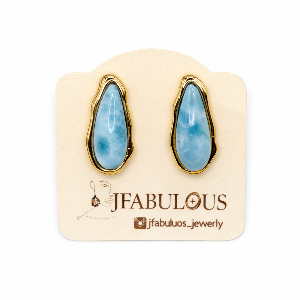 Larimar Drift Earrings