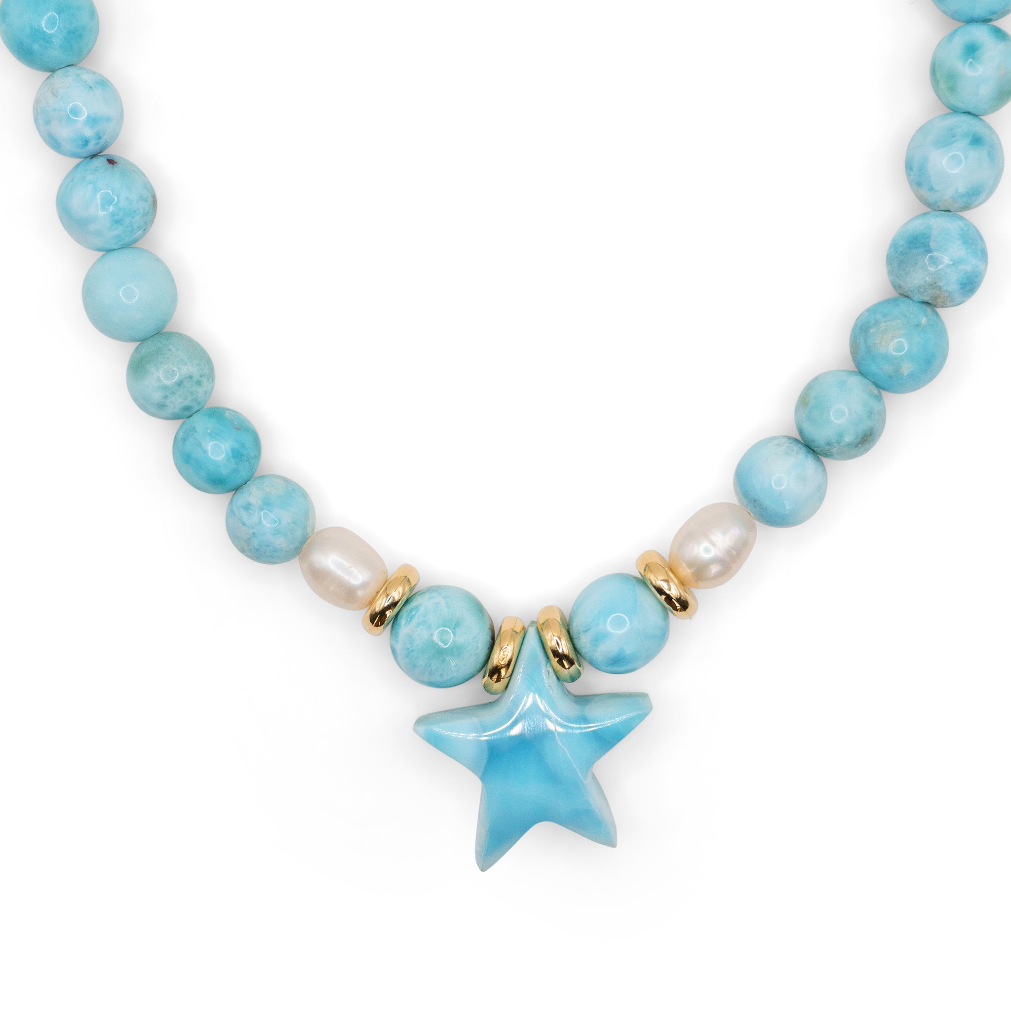 Collar Estrella de Larimar