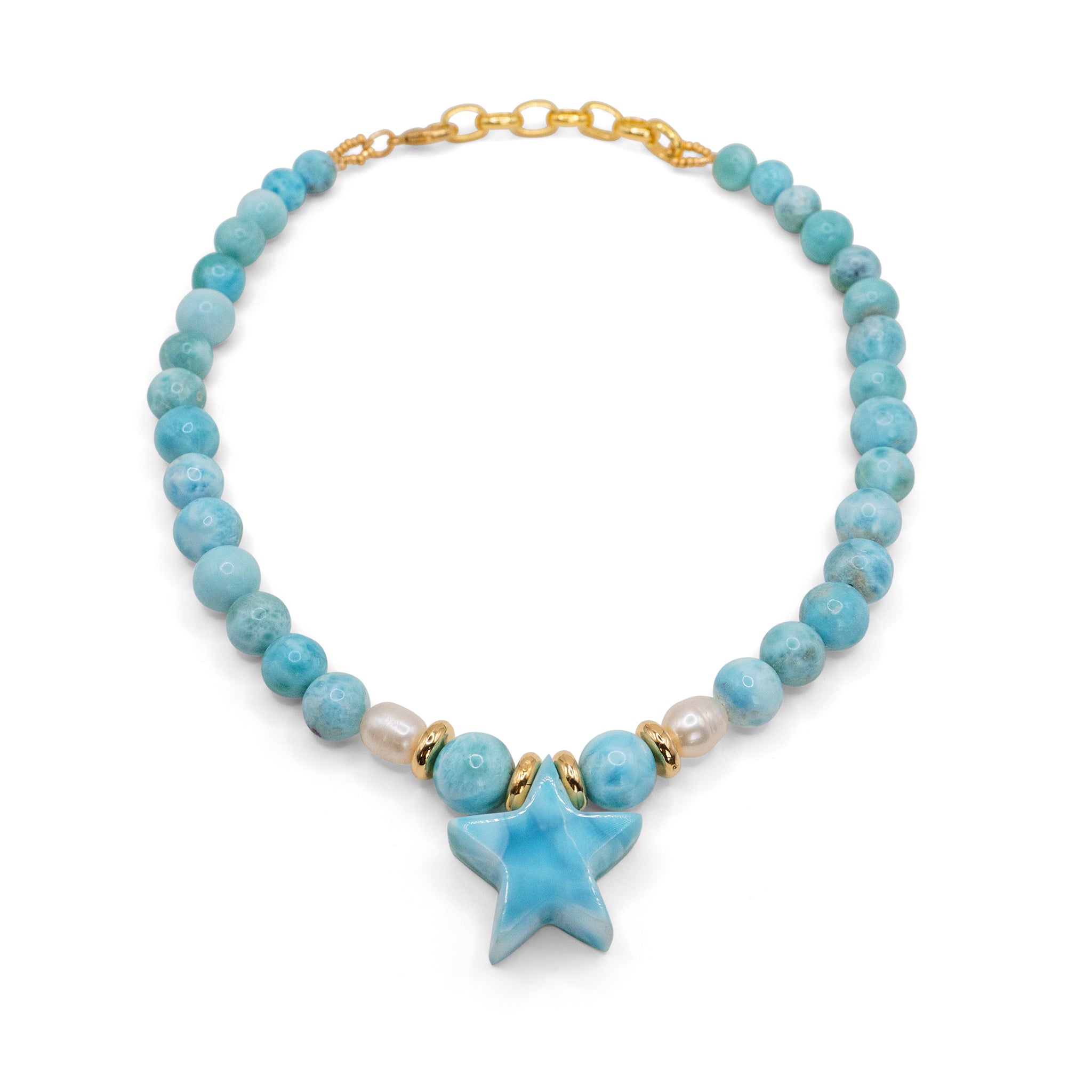 Collar Estrella de Larimar