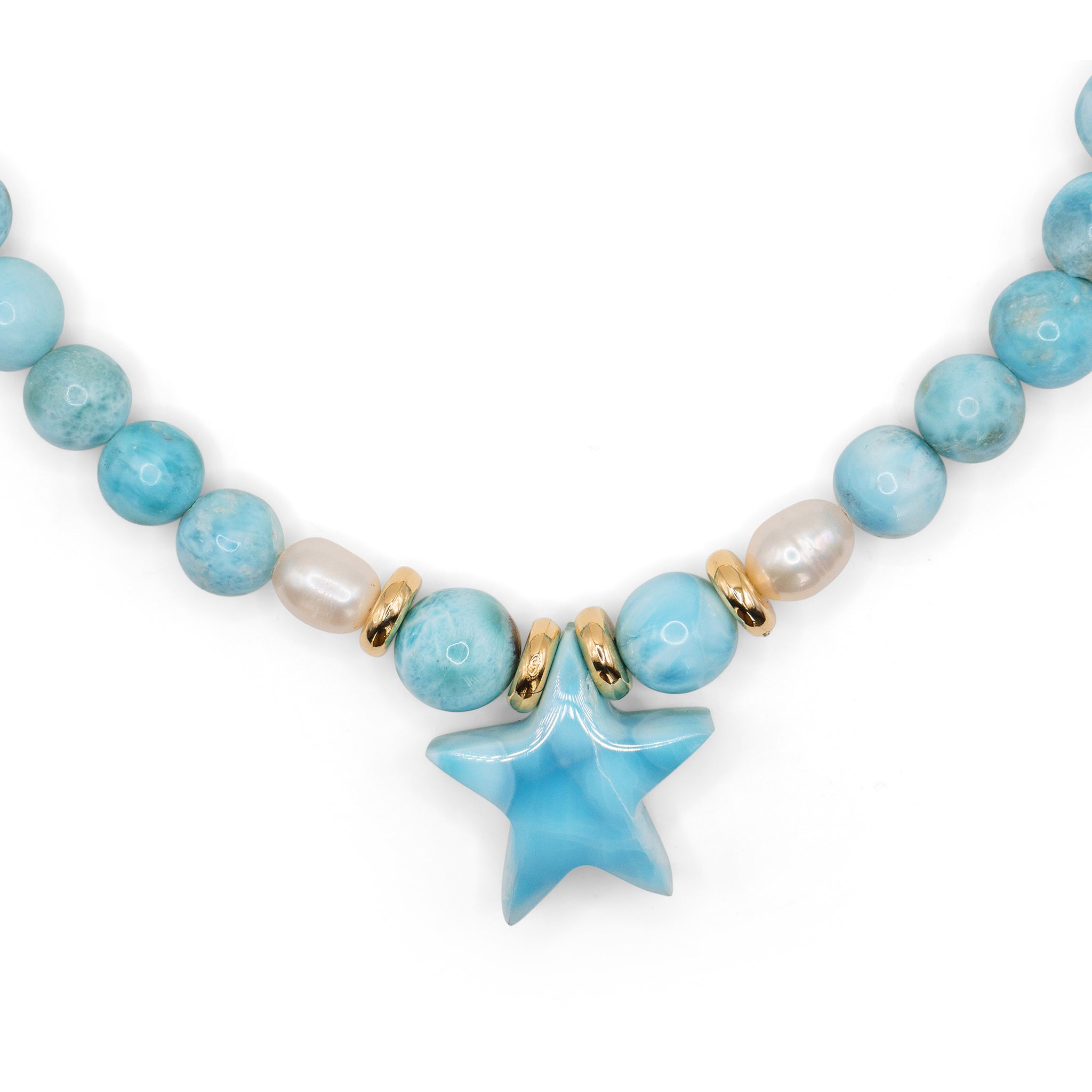 Collar Estrella de Larimar