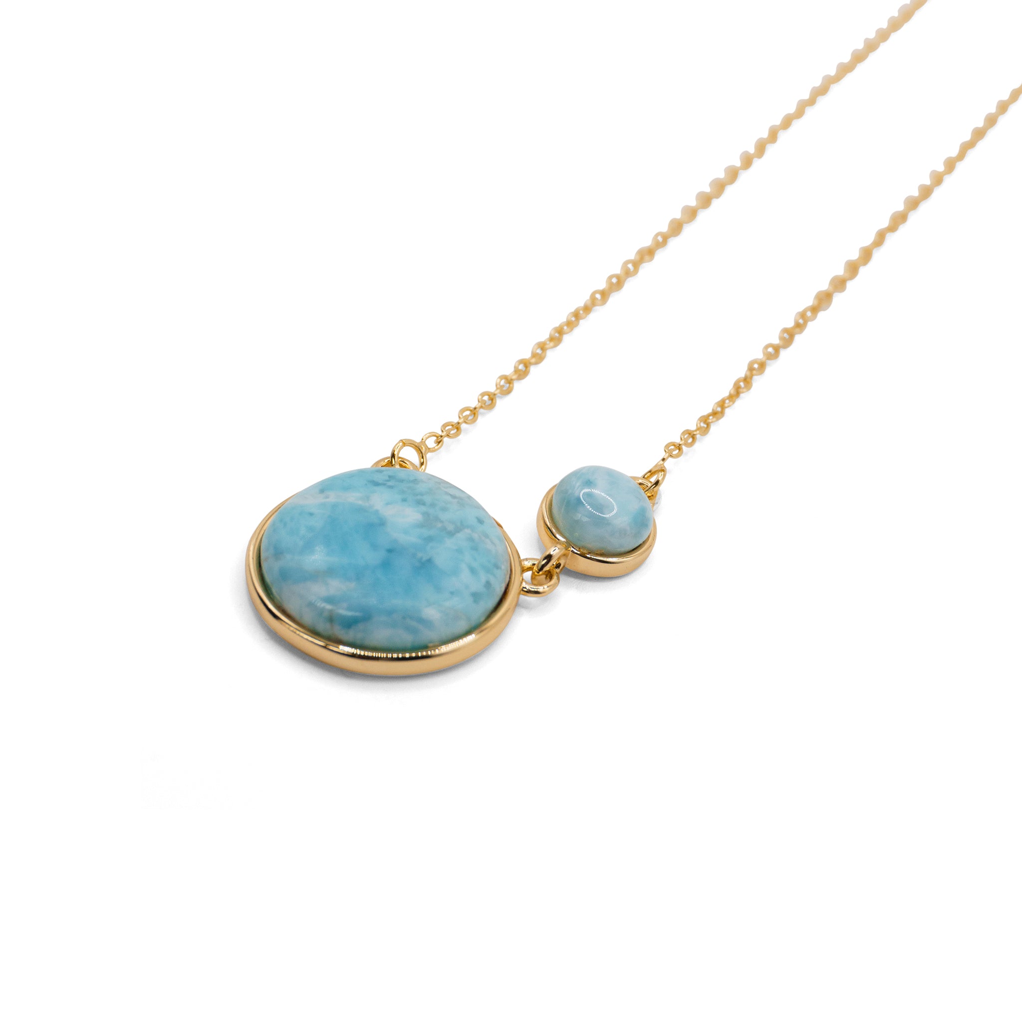 Collar Larimar Doble