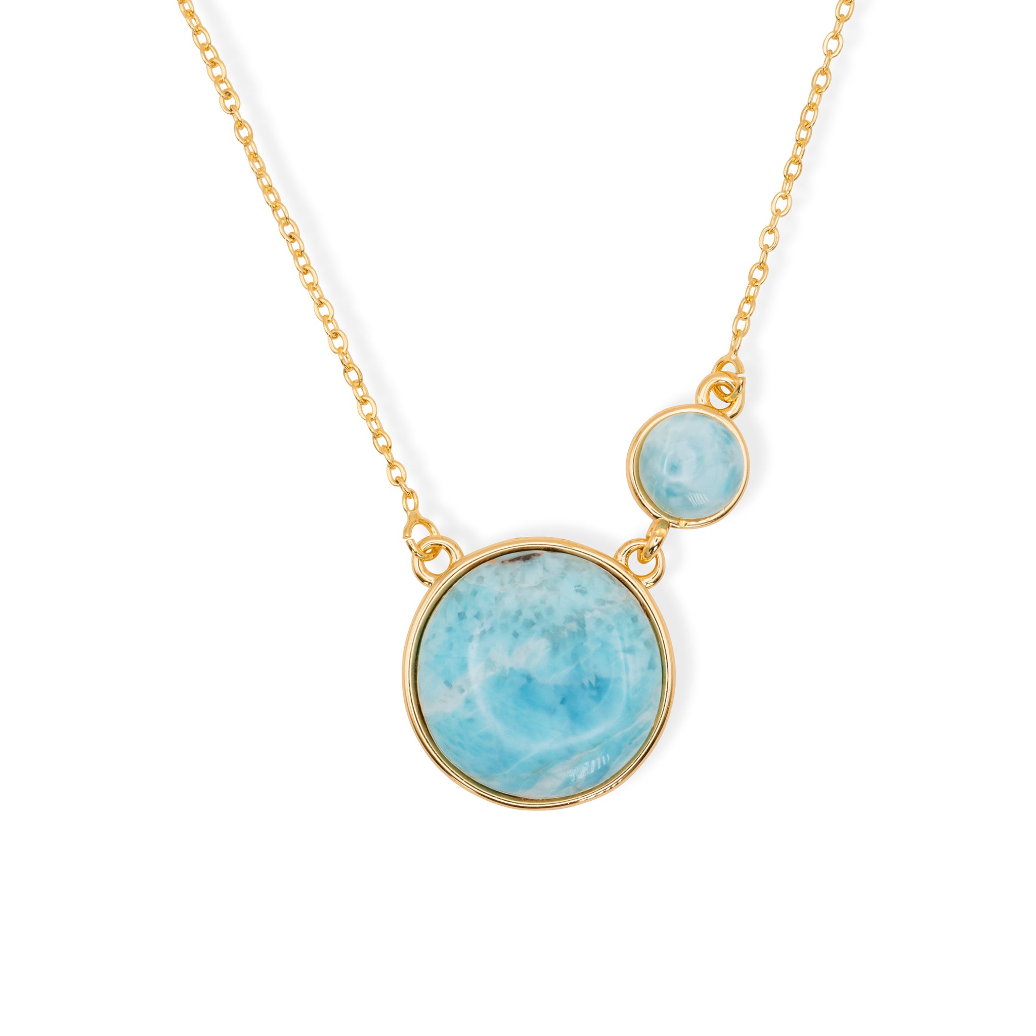 Collar Larimar Doble