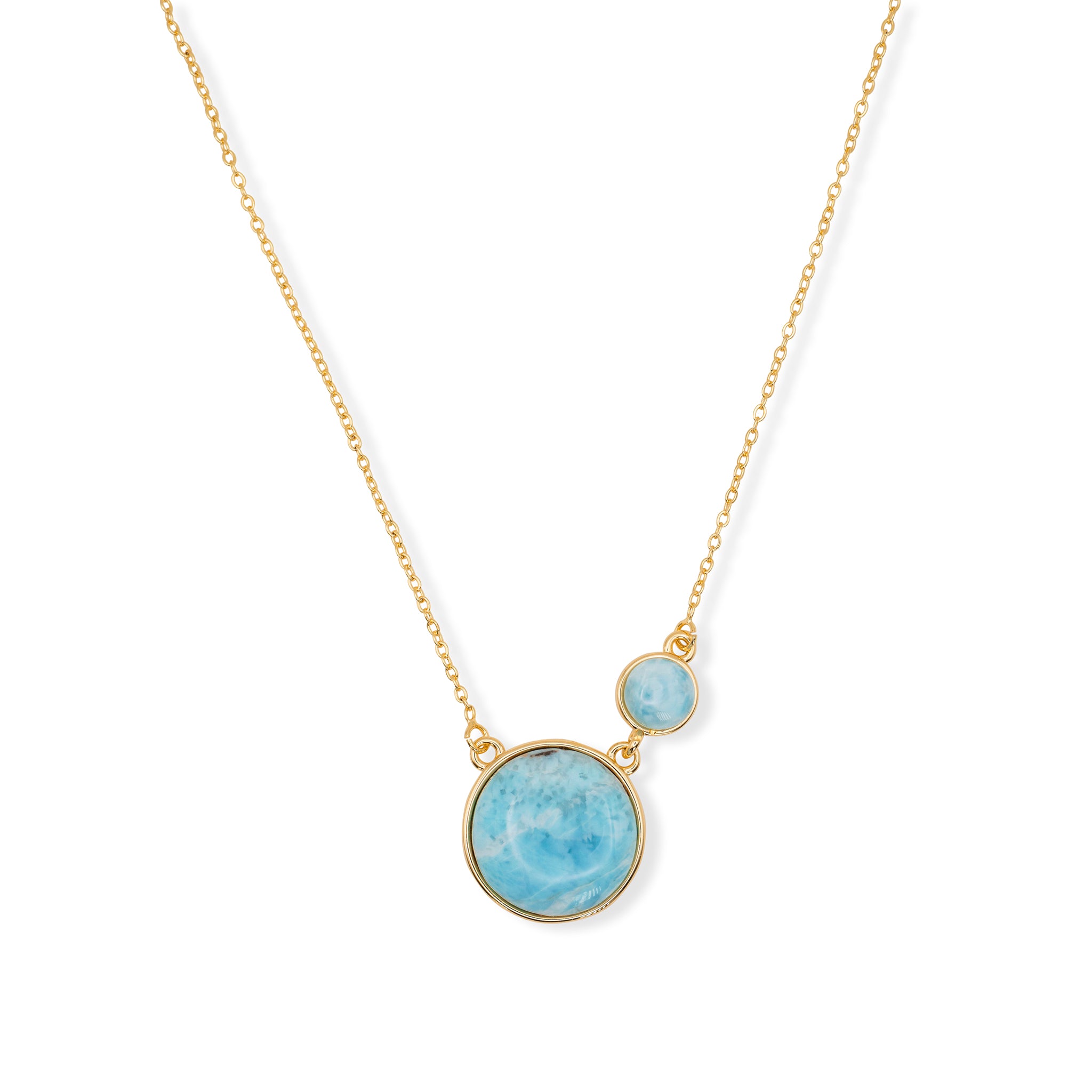 Collar Larimar Doble
