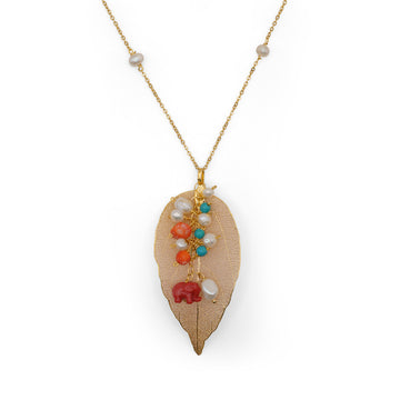 Collar Hoja Dorada
