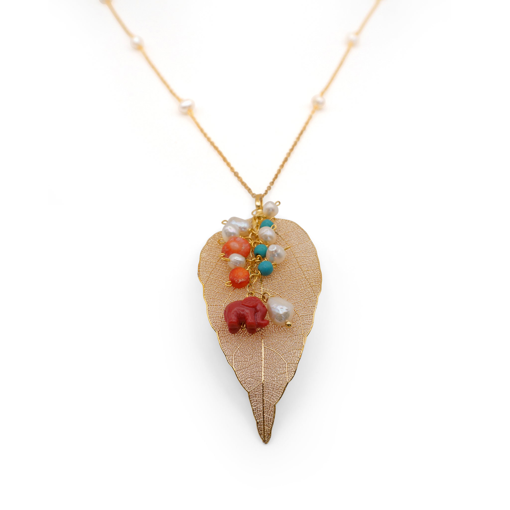 Collar Hoja Dorada