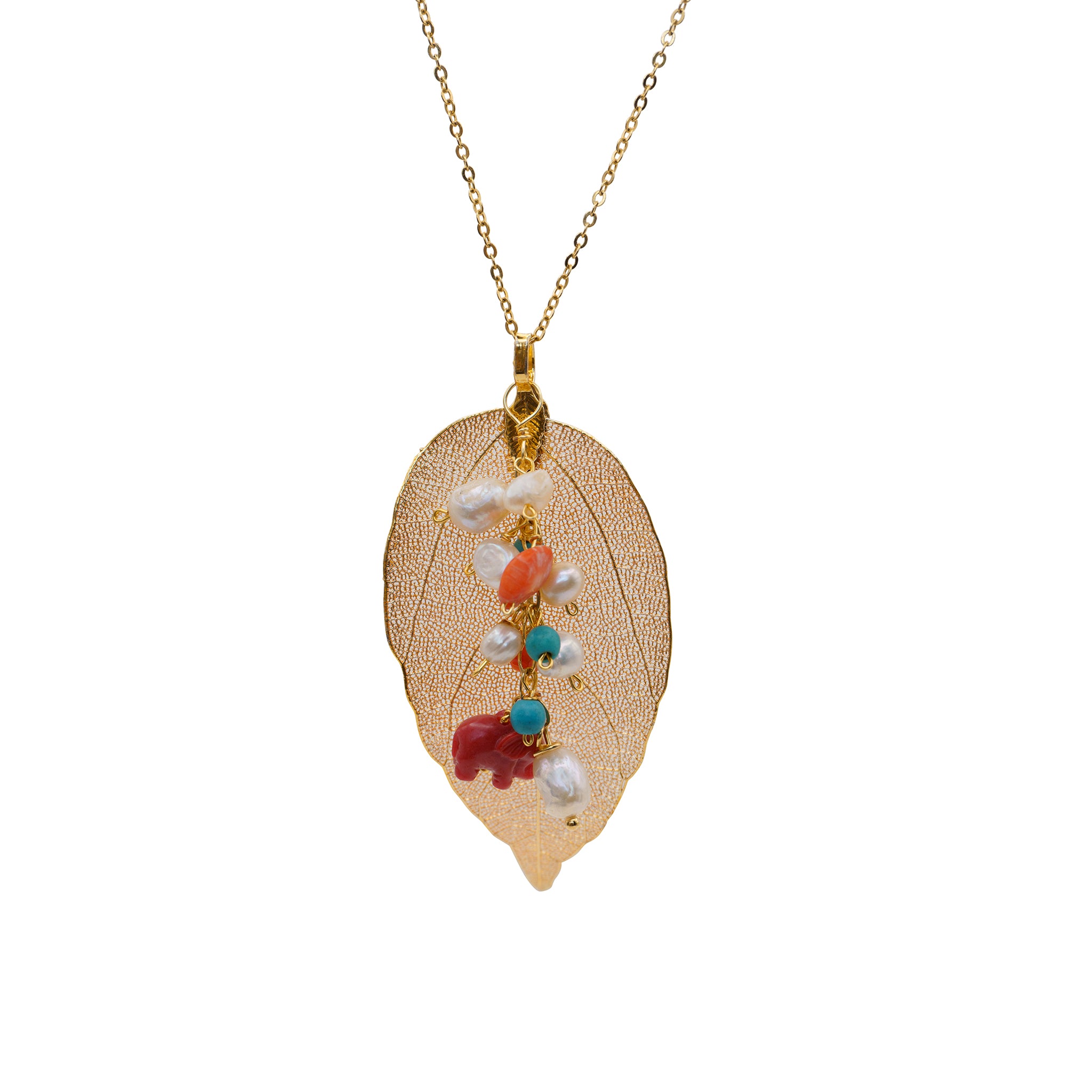 Collar Hoja Dorada