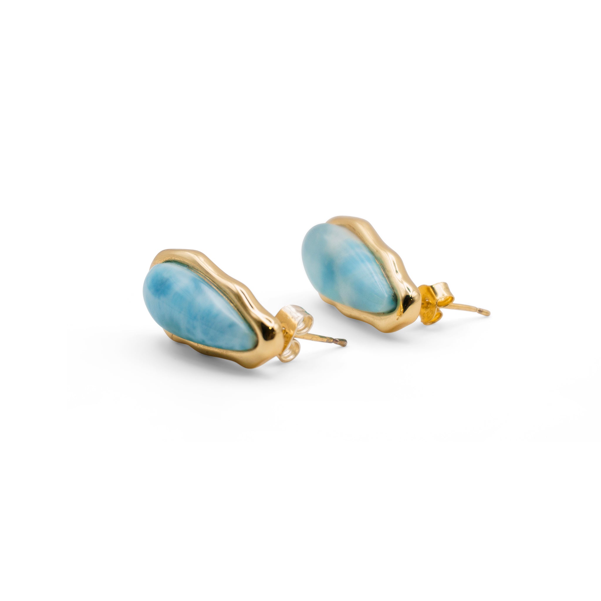 Aretes Gota de Larimar