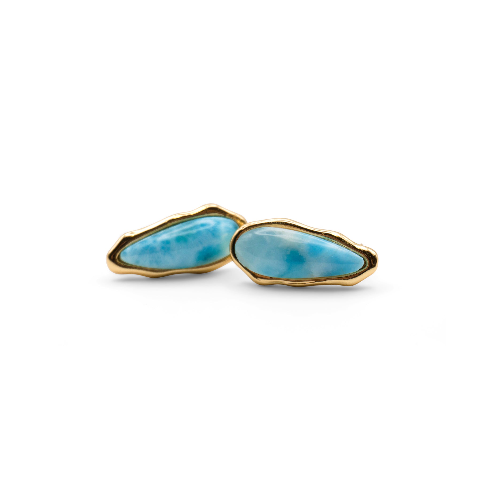 Aretes Gota de Larimar