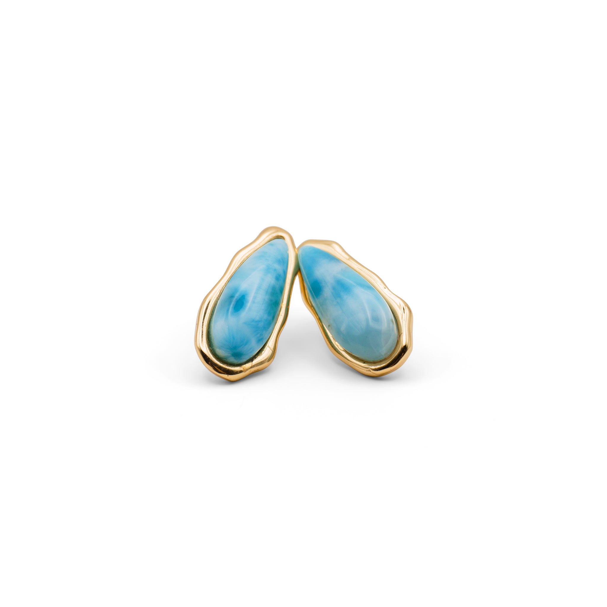 Aretes Gota de Larimar