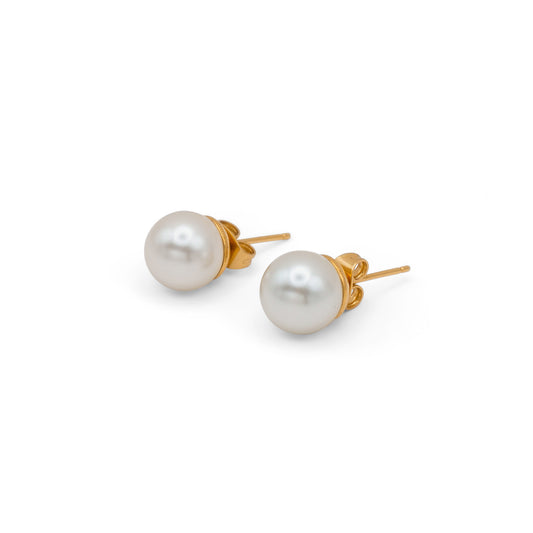 Classic Pearl Studs - Medium