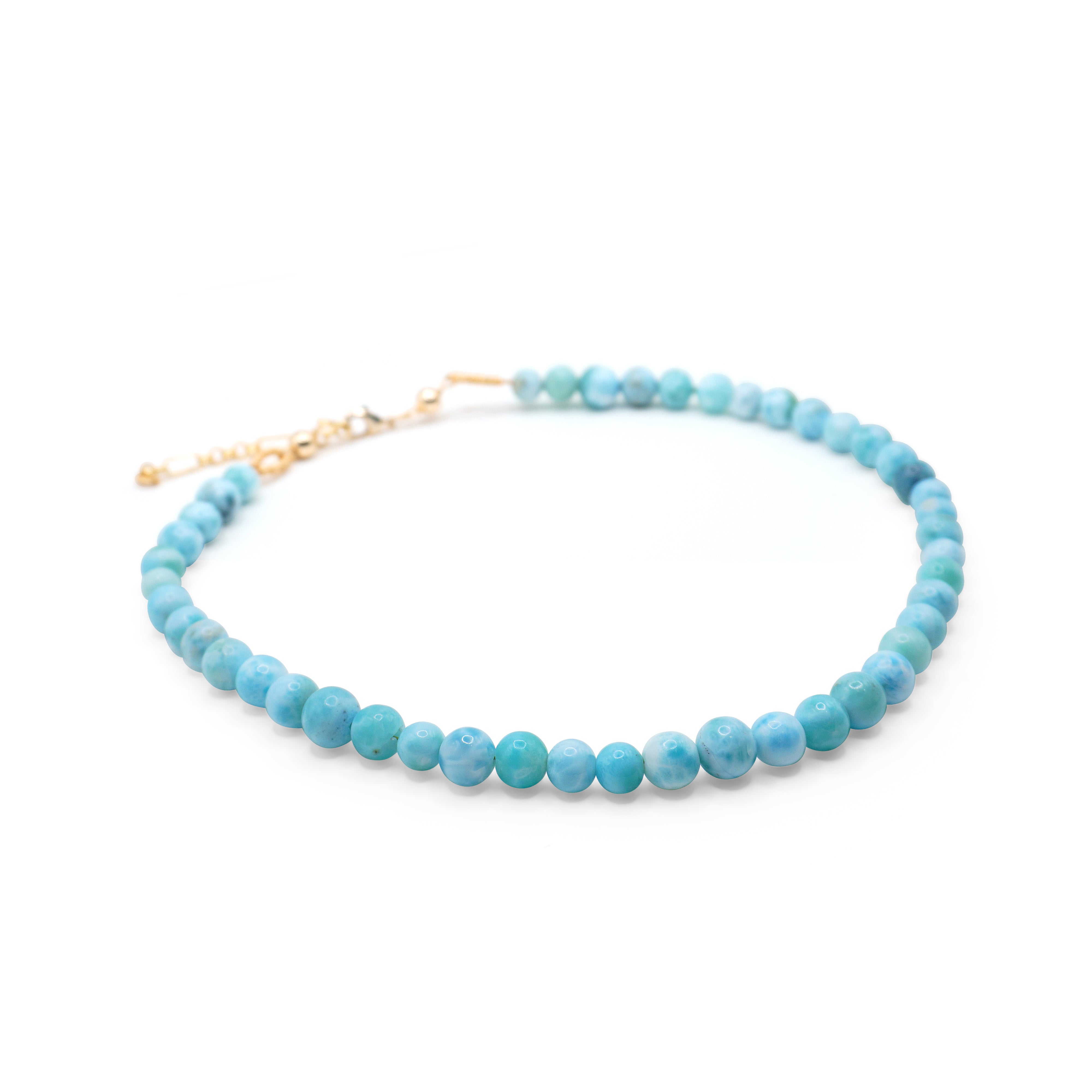 Collar de Cuentas de Larimar
