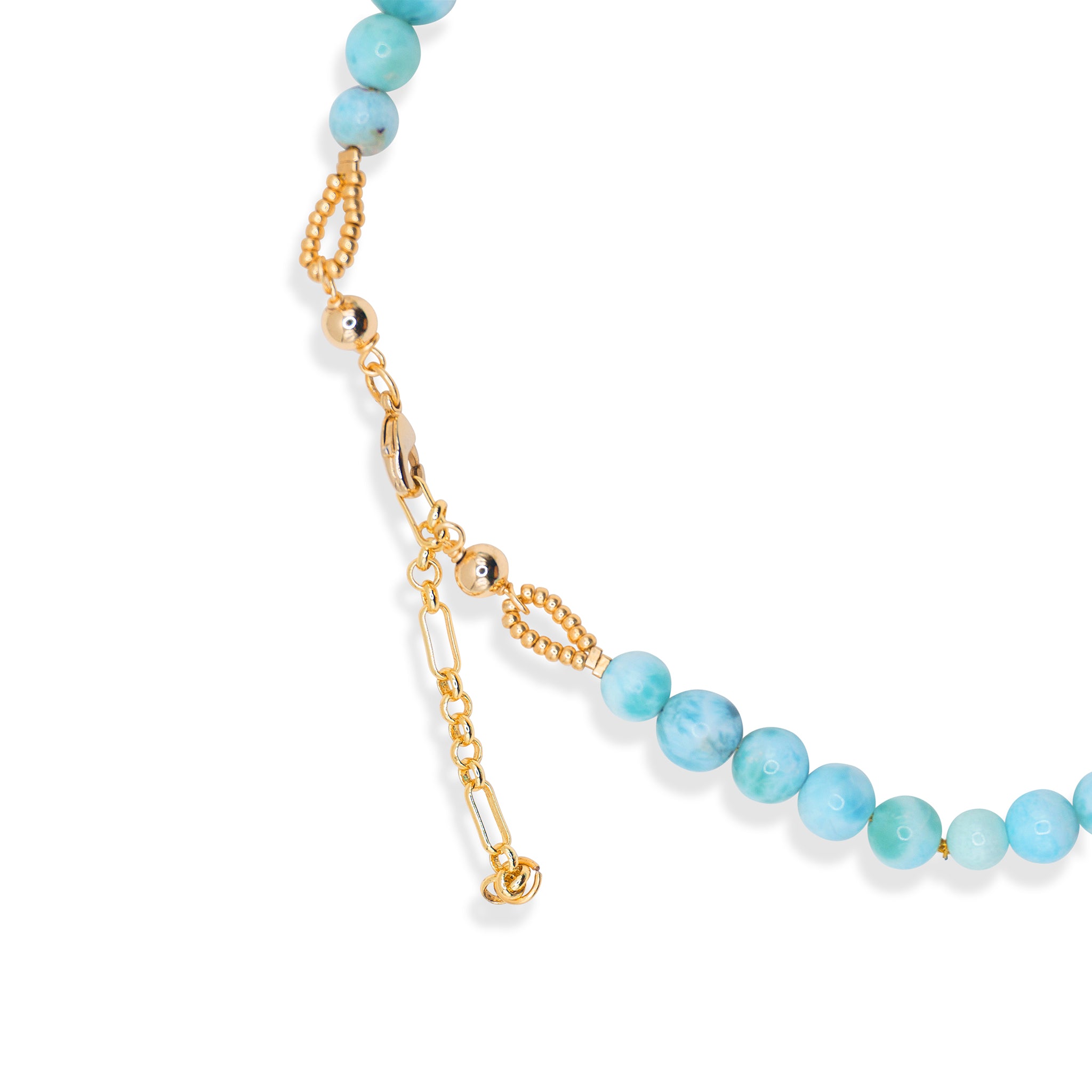Collar de Cuentas de Larimar