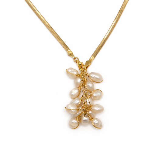 Pearl Cascade Necklace